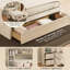 Lit plateforme Pine Wood-483082445