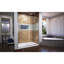Porte de douche pivotante semi-sans cadre L 56 po x H 72 po Flex avec ClearMax ™