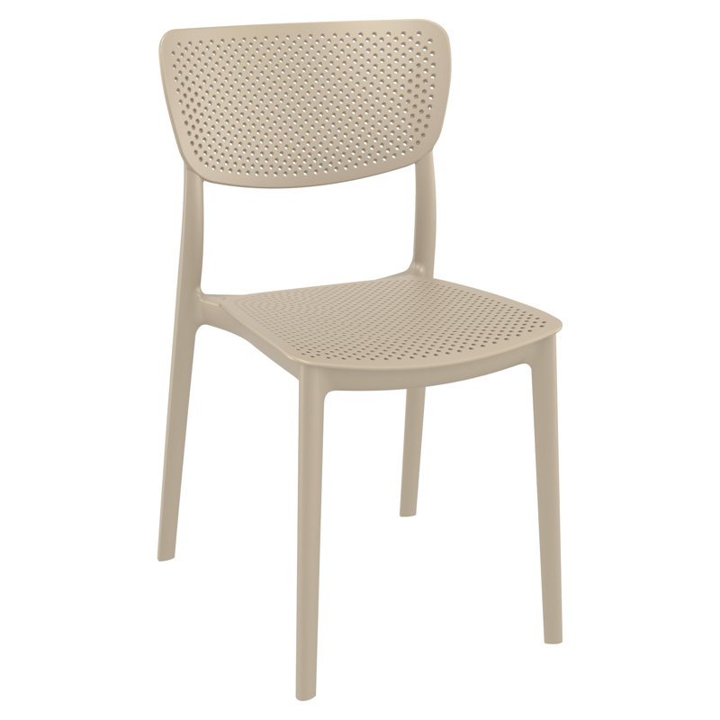 Ensemble de salle à manger 3 pièces Farrah, Taupe, H 29,5 po x L 23,6 po x l 23,6 po