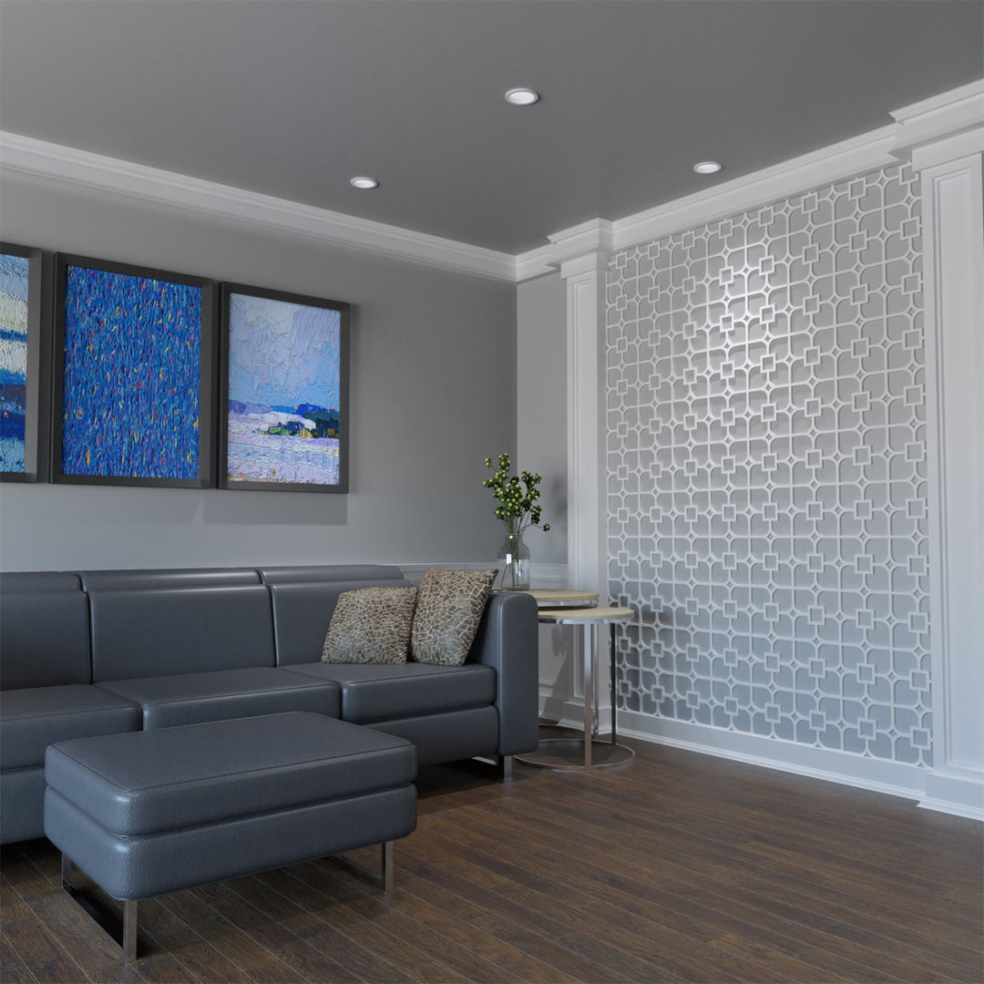 Olivia Architectural Grade PVC Decorative Fretwork Wall Panels Ekena Millwork 