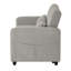 2 Seater Linen Sofa Bed-1172008661