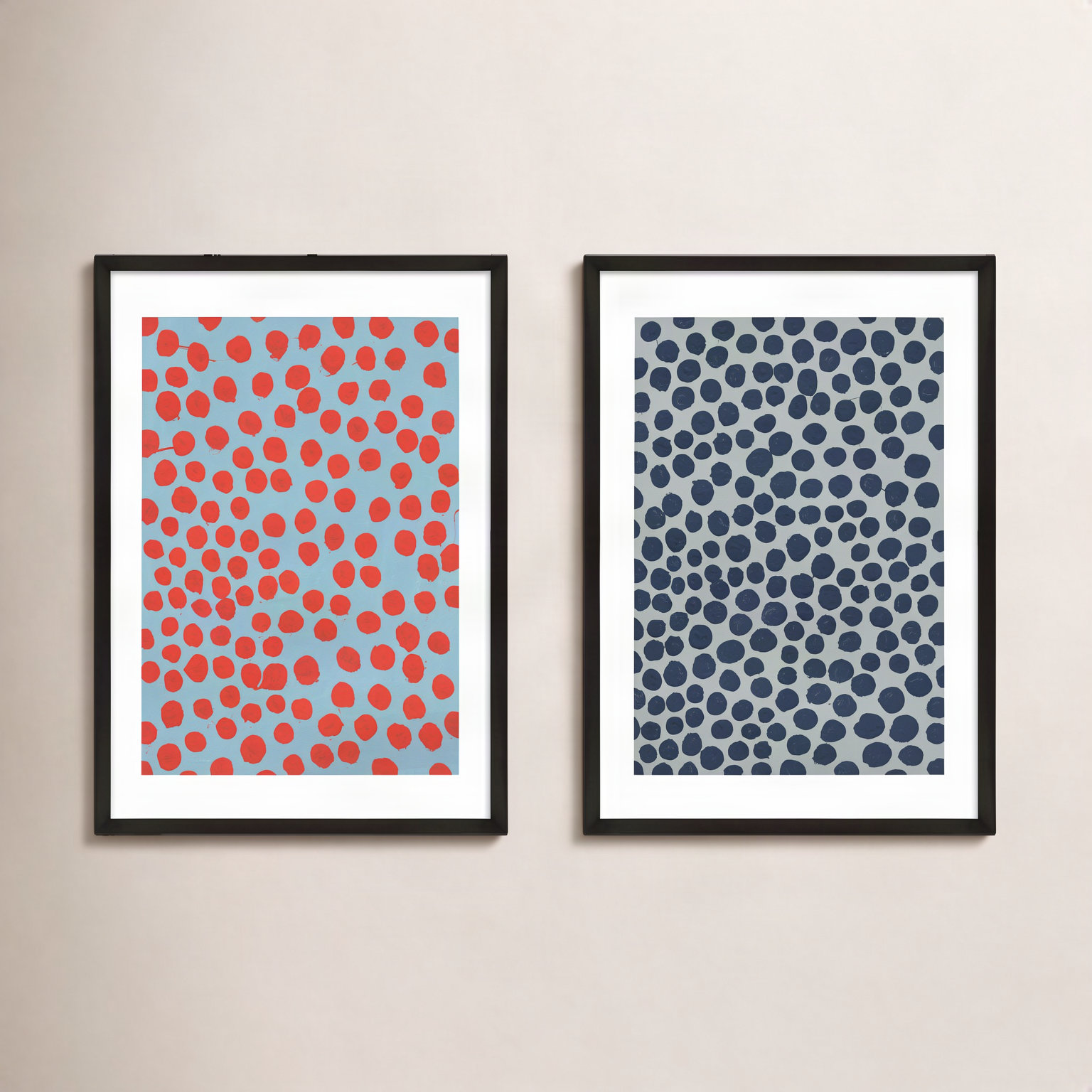 Affinity 2 by Michela Sorrentino, 38" H x 26.5" W x 1.25" D, Black