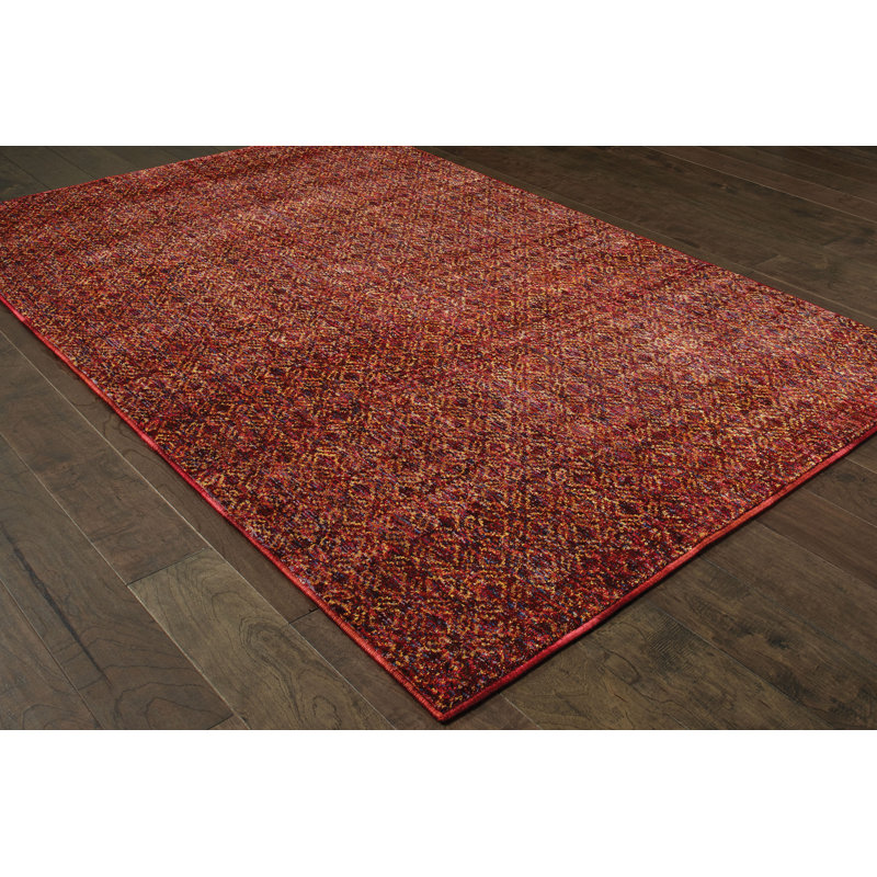 Geometric Indoor Rug, Rectangle 6'7" x 9'6"