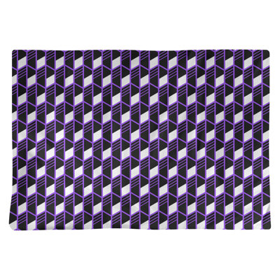 Katelyn Elizabeth Cotton Geometric Rectangle Placemat