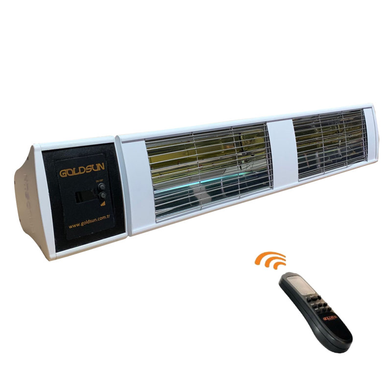 Electric Ceiling Mounted Patio Heater, White