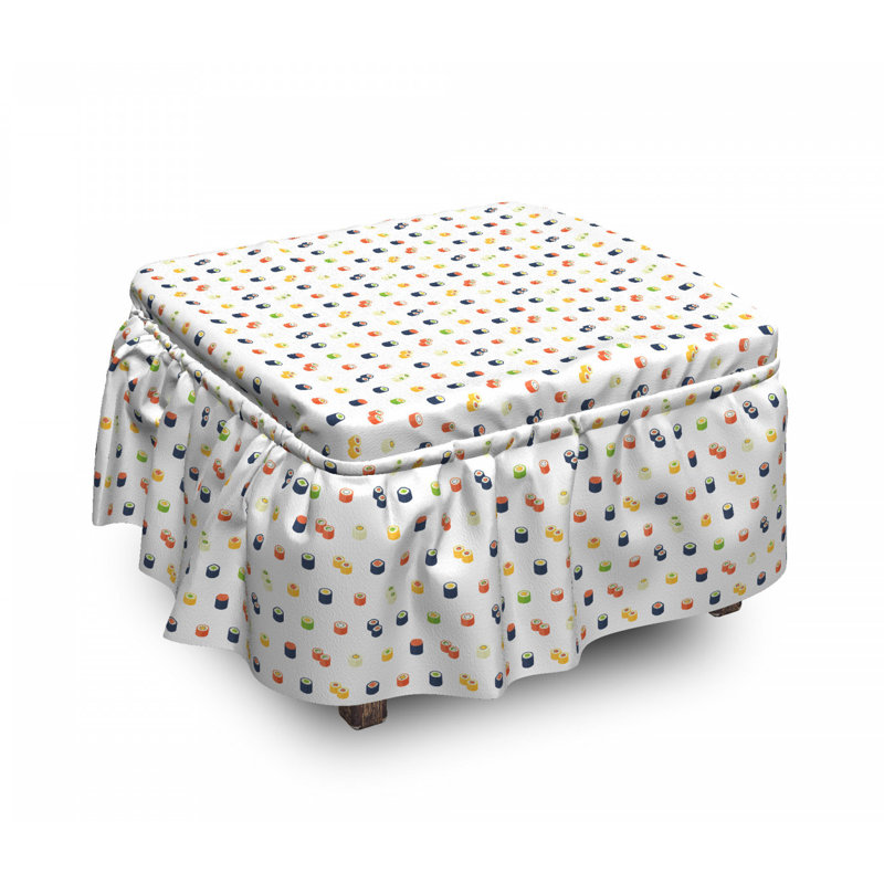 Housse pour sushi dessinée tiny tiny repose-pieds delicacies