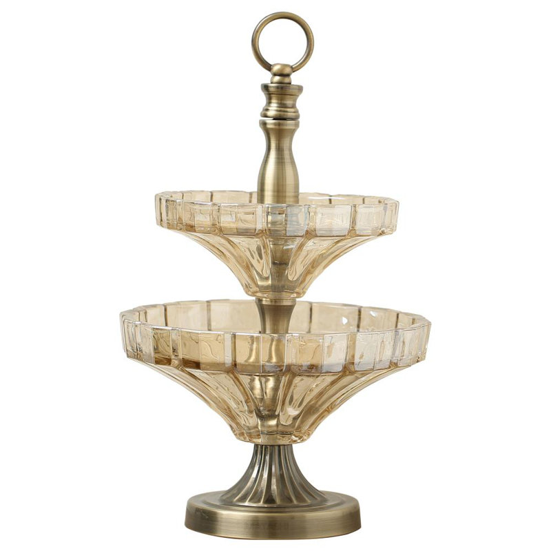 Matashi Crystal Glass Candy Bowl