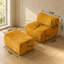 Chaise d'appoint rembourrée avec repose-pieds pour le salon, la chambre à coucher-913700496