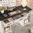 Farmhouse Executive Office Desk With Charging Station