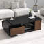 Table basse extensible avec tiroirs