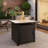24.8''H x 30''W Propane Fire Table Outdoor,Fire Pit with Lid