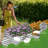Interlocking Rectangular Galvanized Steel Sliver Raised Garden Bed-1322583476-1322583479