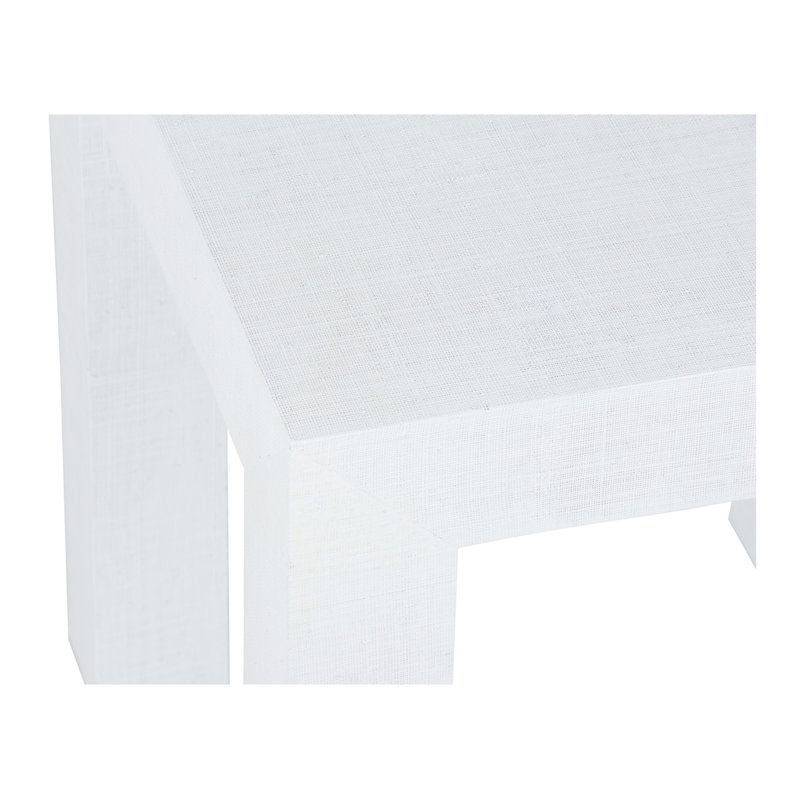 The Sensual Side Of Sleek End Table, White