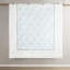 Édredon blanc complet - 100% coton avec broderie foncée, jupe de lit et taies décoratives