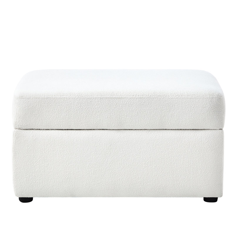 Rangement, tissu de qualité commerciale, motif uni, siège mi-ferme, rembourré sans assemblage, ressorts hélicoïdaux, coussin en mousse, structure en bois d'hévéa, rangement propre