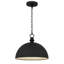 Luminaire suspendu noir mat Braylon 1 lumière
