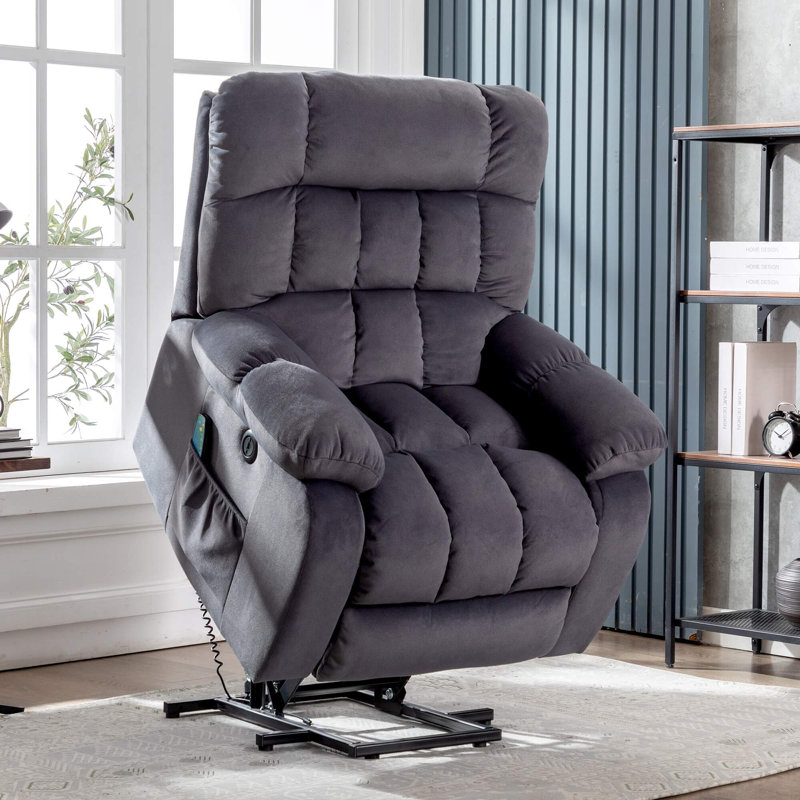 81 cm Wide Fabric Lift Assist Recliner