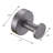 Round Base Wall Hanging Coat Hook With Screws- Gun Grey Towel Hook, 4 Pack, For Entry Shoe Cabinet, Wardrobe Bathroom Bedroom Furniture Hardware-119738424