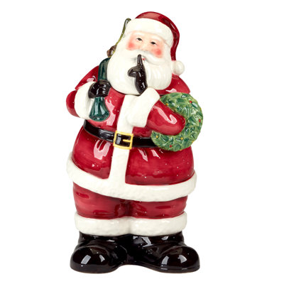 Pot à biscuits 3 pi Père Noël - Père Noël 7 po x 7 po x 11,75 po