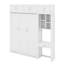 Lit escamotable double pleine grandeur avec bureau