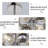 23.6" Modern Silver Bubble Molecular Chandelier