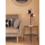 Agretha Glass Top End Table