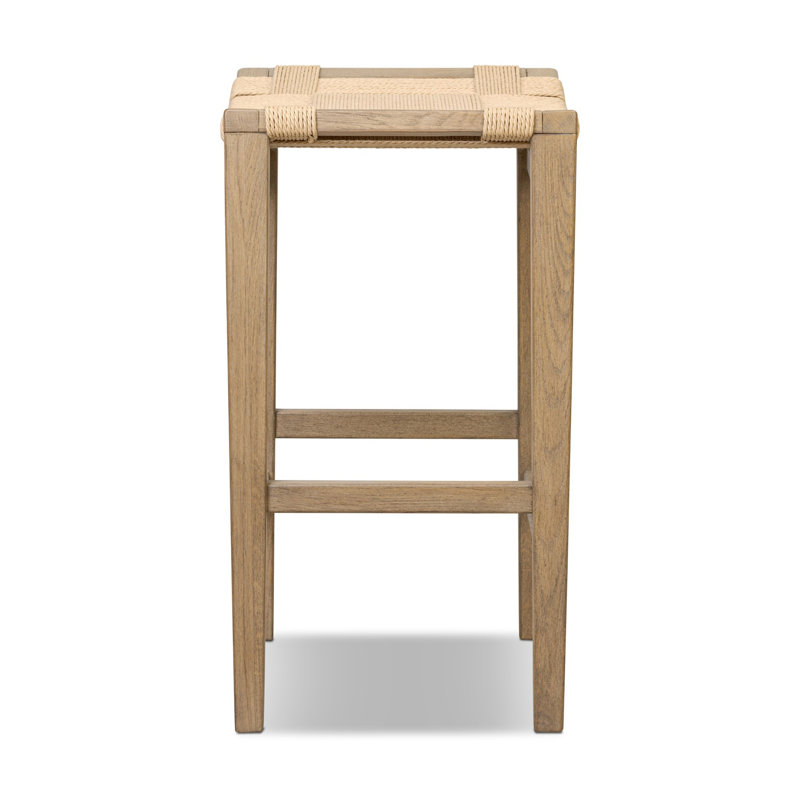 Norma Stool with Solid Wood Frame
