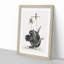 Black Squirrel by Mark Catesby - Picture Frame Painting Print-55686304-55686311