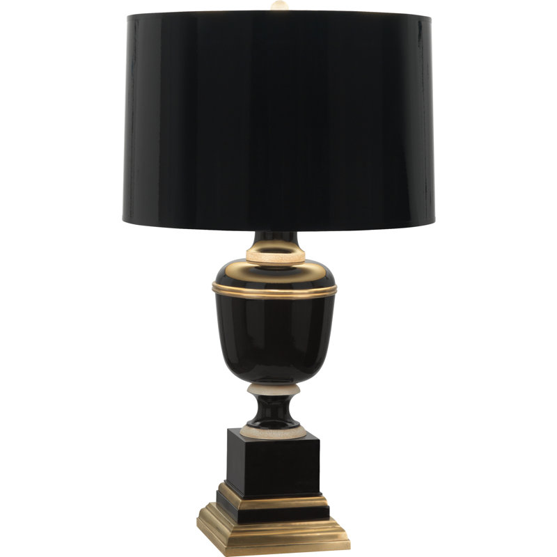 Annika Table Lamp, Black, 29.5" H x 17" W x 17" D, Black