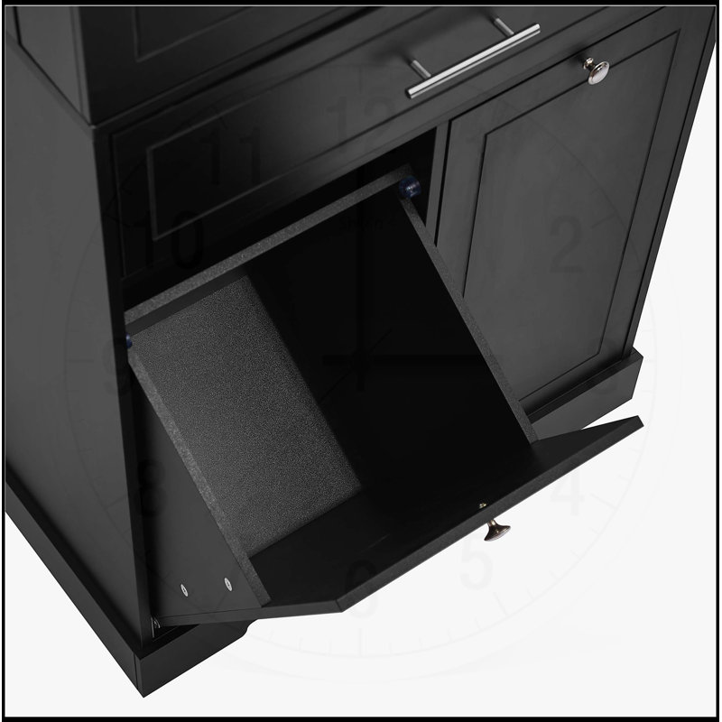 Armoire de salle de bain autoportante polyvalente avec plusieurs compartiments et une conception élégante pour un rangement efficace