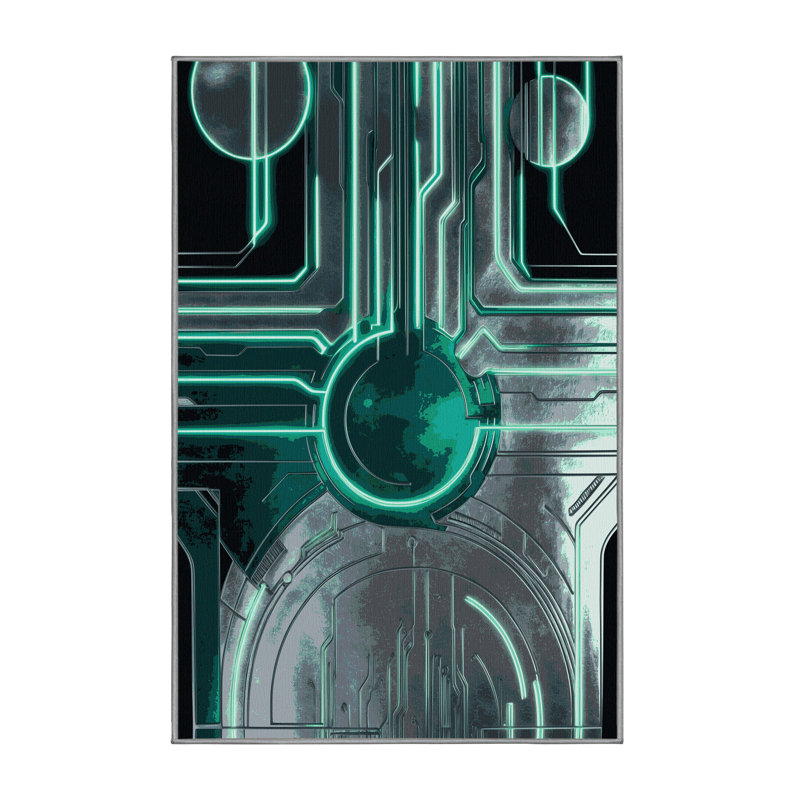 Astro Rift Rug, Rectangle 5' x 8'