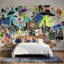 Affiche, papier peint mural, texture de papier urbain-1256065450-1256065463