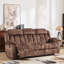 Canapé inclinable manuel moderne de 83,4 po de largeur avec canapé inclinable en microfibre