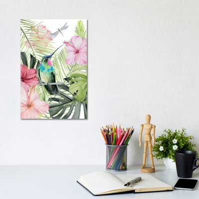 " Hibiscus & Hummingbird II " by Jennifer Paxton Parker