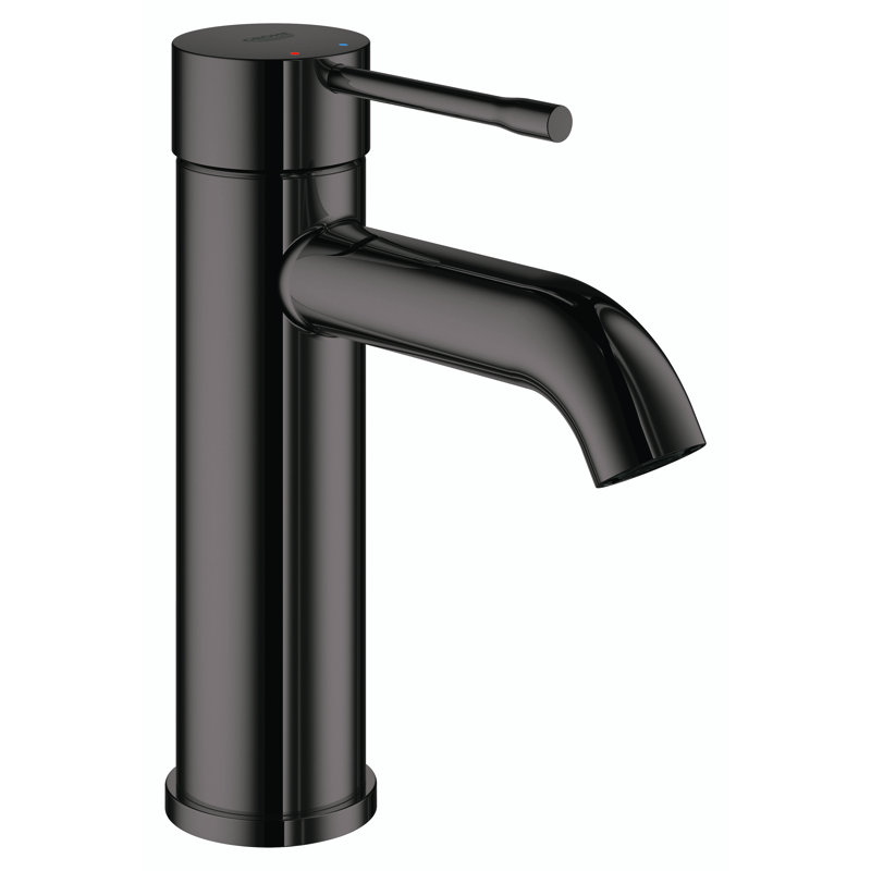 Essence New Single Hole Bathroom Faucet with Drain Assembly, Hard Graphite