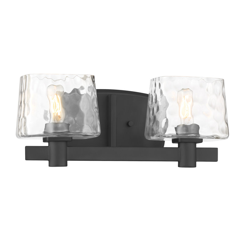 Breakwater Bay Adwitiya - 2 Light Bath Vanity In Coal Finish
