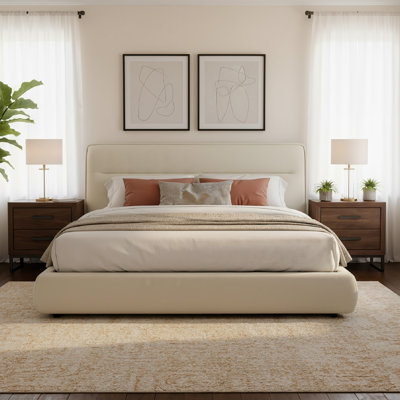 Micah Velvet Upholstered Bed