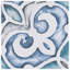 Saint Germain 5.75" x 5.75" Porcelain Patterned Wall & Floor Tile