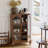 Tan Solid + Manufactured Wood+Glass Display Cases