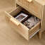 Alivianna 40cm W Solid + Manufactured Wood Bedside Table