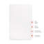 Plain White Muslin Fitted Sheet