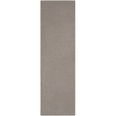 Crowe Hand Loomed Wool Dark Gray Performance  Area Rug