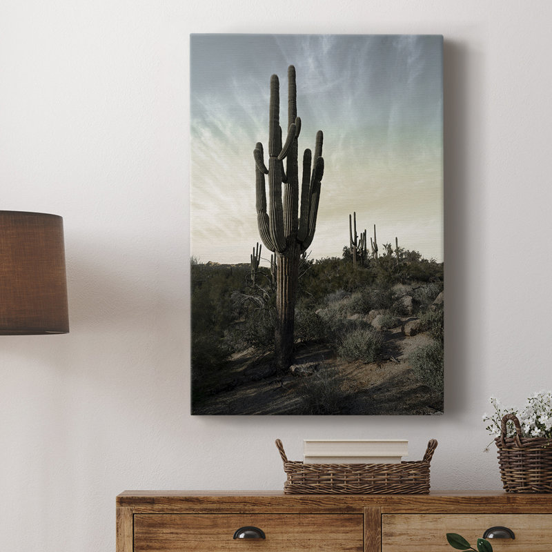 «King of the Desert», reproduction encadrée - galerie Cavas, H 27 po x l 18 po