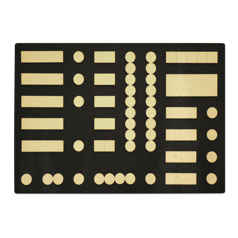 Composition Vol.4 by Sophie Taeuber-Arp Chopping Board, 0.4cm H x 28.5cm W x 39cm L
