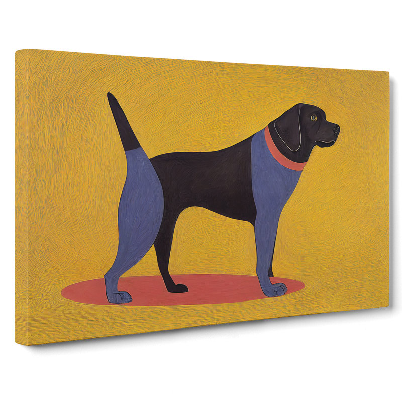 Dog Abstract Art Vol.3 - Wrapped Canvas Print, 40cm H x 60cm W x 3cm D