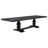 Kinzler Tan / Distressed Noir 9-piece Dining Set