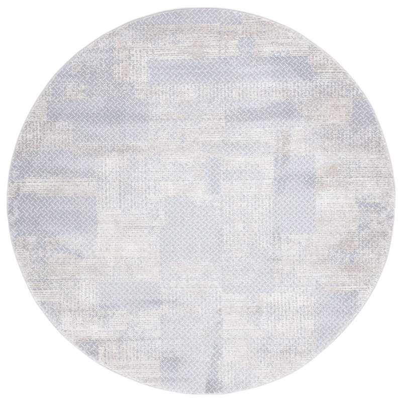 Continental Performance Abstract Rug, Round 6'7"
