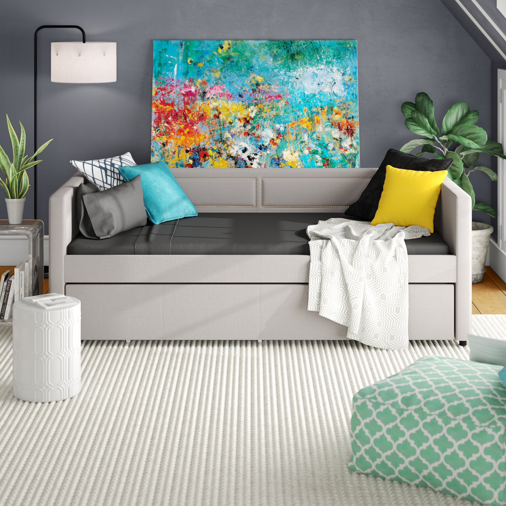 Latitude Run® Glennis Twin Daybed with Trundle & Reviews Wayfair