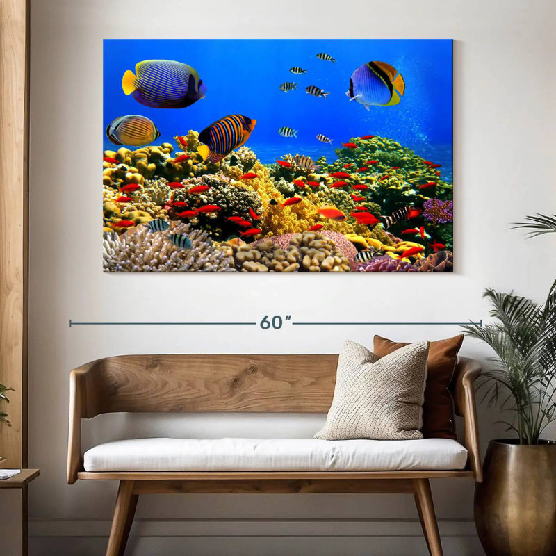 Brampt Underwater Life, 34" H x 51" W
