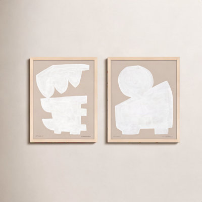 Gallman "Modules in White" 2-Piece Print Set